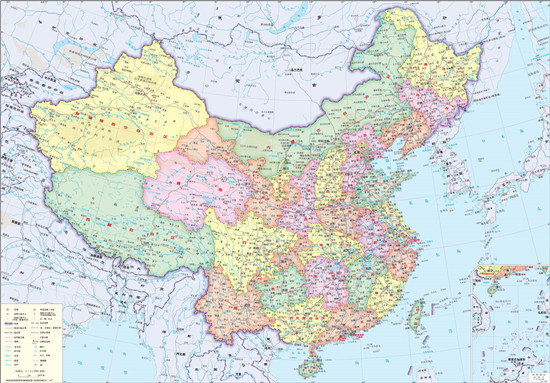 中國(guó)政區(qū)圖